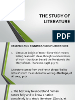 The Study of Literature