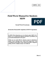 Block-1 Field Work Manual PDF