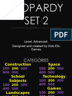 JEOPARDY 2 - Advanced Level