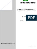 Operator'S Manual: 6" Echo Sounder