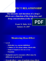 Dose Response and Concentration Response Analysis 2006-2007