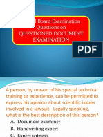 Actual Board Questions QD