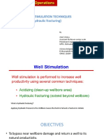 Well Stimulation Techniques (Hydraulic Fracturing)