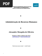 Apostila Administração de Recursos Humanos 