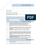 Formato de CheckList para Trabajo en Alturas