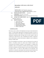 Programa Educativo: Estilos de Vida y Alimentacion Saludable en Niños