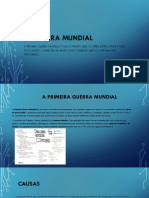 1° Guerra Mundial Slide