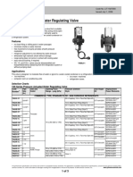 Pressure Actuated Water Regulating Valve: Description