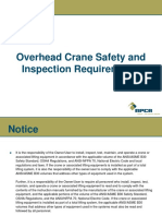 Overhead Crane Safety and Inspection Requirements