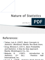 Nature of Statistics W1