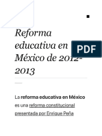 Reforma Educativa PDF