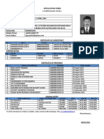 (Curriculum Vitae) : Application Form