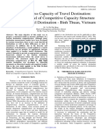 Competitiveness Capacity of Travel Destination: Proposed A Model of Competitive Capacity Structure For Mui Ne Travel Destination - Binh Thuan, Vietnam