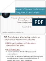 Improvement of Student Performance Using Root Cause Analysis