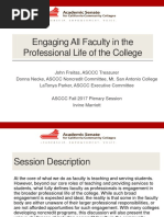 Engaging All Faculty in Professional Life FINAL