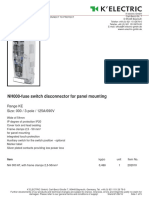 K'ELECTRIC Datasheet NH000 Fuseswitch