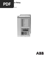 Protection Relay REX 521: Operator's Manual