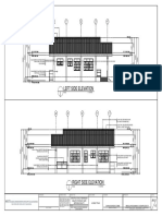 Left Side Elevation: Construction of Barangay Health Station W/ Safe Birthing Facility