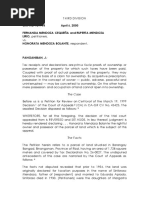 G.R. No. 137944 April 6, 2000 Fernanda Mendoza Cequeña and Ruperta Mendoza LIRIO, Petitioners, Honorata Mendoza Bolante, Respondent