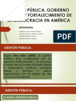 Gestión Pública, Gobierno Abierto y Fortalecimiento de