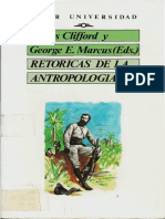 Retóricas de La Antropología - James Clifford, George A. Marcus