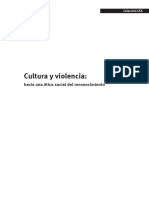 Cultura y Violencia: Hacia Una Ética Social Del Reconocimiento - Myriam Jimeno