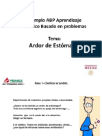 Ejemplo ABP Aprendizaje Práctico Basado en Problemas Tema:: Ardor de Estómago