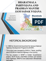 Bharatmala Pariyojana and Pradhan Mantri Gram Sadak Yojana: Presented By-Aniket Bambole 2019PGDWASH006