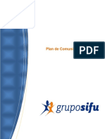 Plan de Comunicación Empresarial 2010-13 - Grupo SIFU