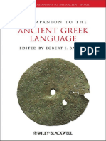 Bakker e A Companion To Ancient Greek Language PDF