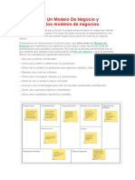 Cómo Hacer Un Modelo de Negocio y Ejemplos de Los Modelos de Negocios