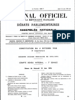 Compte-Rendu Au JO Des Débats de La Première Séance Des Questions Au Gouvernement