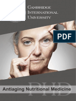 Antiaging Nutritional Medicine - PHD