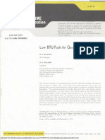 Low Btu: Fuels For Gas Turbines