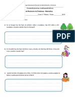 Guía de Resolución de Problemas - 3ro Básico