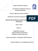 P1. Obtencion de Benzhidrol Por Reduccion de La Benzofenona.