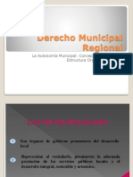 Derecho Municipal Regional