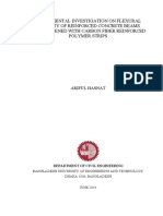 Experimental Investigation On Flexural Capacity of Reinforced Concrete Beams Strengthened With Carbon Fiber Reinforced Polymer Strips