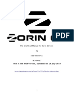 Unofficial Manual For Zorin 15 Core Final 28.07.2019