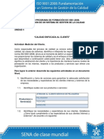 Actividad Aprendizaje 4 Calidad Enfocada Al Cliente