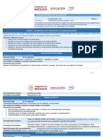 Planeación Didáctica Del Docente .U1. Fundamentos de Las Tecnologias de La Informacion y Comunicaciones - TIC