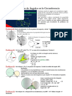 Problemas de Ángulos en La Circunferencia Resueltos Paso A Paso