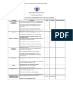 Comprehensive Evaluation For SPG Form