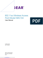 802.11ac Wireless Access Point Model WAC104: User Manual