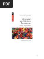 Introduction A La Litterature Francophonne