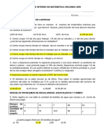 Exámenes de Matemática Concurso