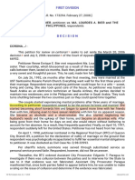 Petitioner Vs Vs Respondents: First Division