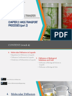 Molecular Diffusion in Liquids (Lecture Notes)