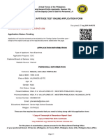 AFP Service Aptitude Test Online Application Form Example