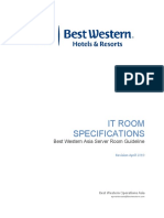 It Room Specifications: Best Western Asia Server Room Guideline